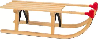 Sanki drewniane NIJDAM Davos 90kg 80cm