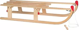 Sanki drewniane składane NIJDAM 90kg 110cm