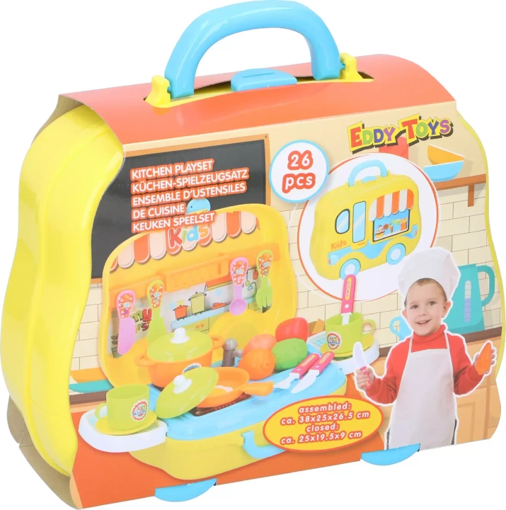 Kuchnia dla dzieci zestaw akcesorii EDDY TOYS 26el