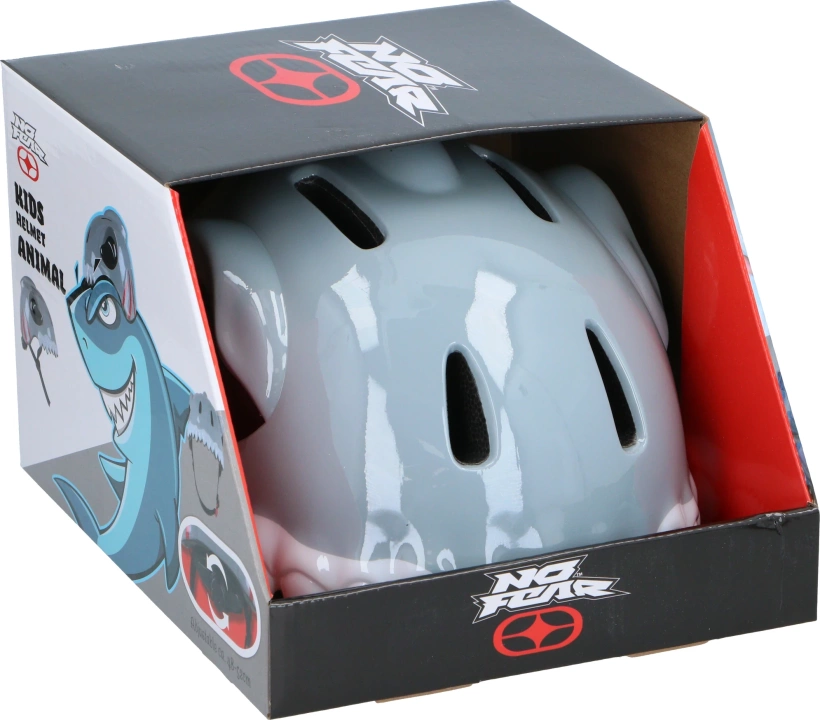 Kask dziecięcy regulowany NO FEAR Rekin 48-52cm