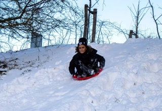 Ślizg okrągły na śnieg ślizgacz RESTART Disc 60cm 40kg