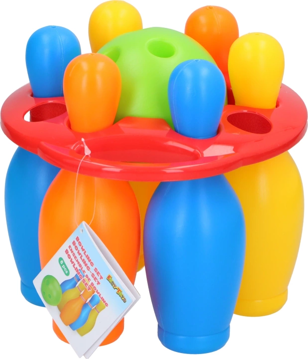 Kręgle zestaw zabawka dla dzieci EDDY TOYS 19cm 8el