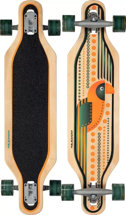 Deskorolka longboard drewniana ABEC-7 NIJDAM 91cm