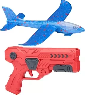 Pistolet wyrzutnia samolotów zestaw EDDY TOYS 2w1