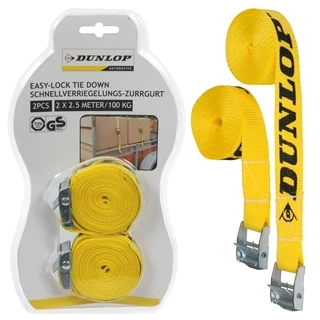 Pasy transportowe z napinaczem DUNLOP 2,5m x2