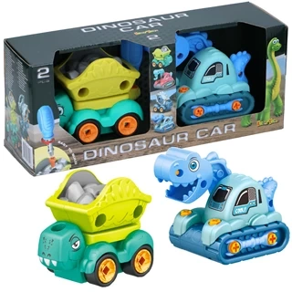 Auto do rozkręcania 2szt bezpieczny śrubokręt dinozaur zestaw Eddy Toys