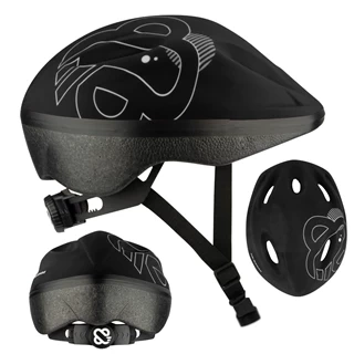 Kask rowerowy dziecięcy NIJDAM Dark Storm 52-56cm