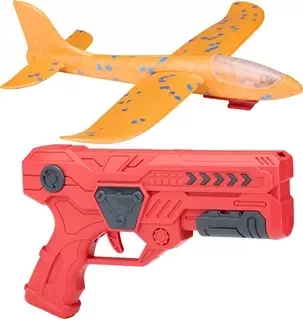 Pistolet wyrzutnia samolotów zestaw EDDY TOYS 2w1