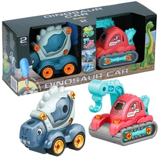 Auto do rozkręcania 2szt bezpieczny śrubokręt dinozaur zestaw Eddy Toys