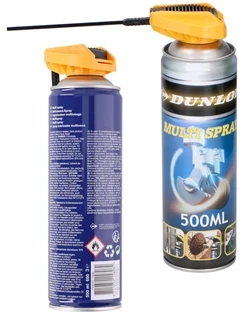 Smar do łańcucha rowerowego spray DUNLOP 500ml