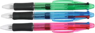 Długopisy kolorowe zestaw TOPWRITE 4w1 3el