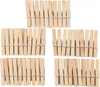 Klamerki drewniane spinacze do prania bielizny LIFETIME x100