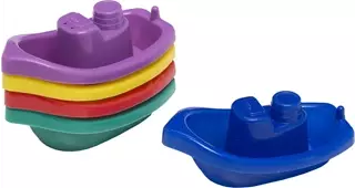 Łódki zabawki do kąpieli dla dzieci LET'S PLAY x5