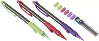 Ołówek automatyczny z gumką wkłady zestaw TOPWRITE x3