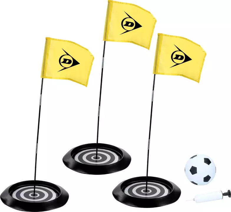 Footgolf flagi chorągiewki z piłką dla dzieci DUNLOP 92cm 8el