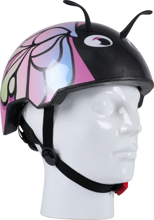 Kask dziecięcy regulowany NO FEAR 48-52cm motyl