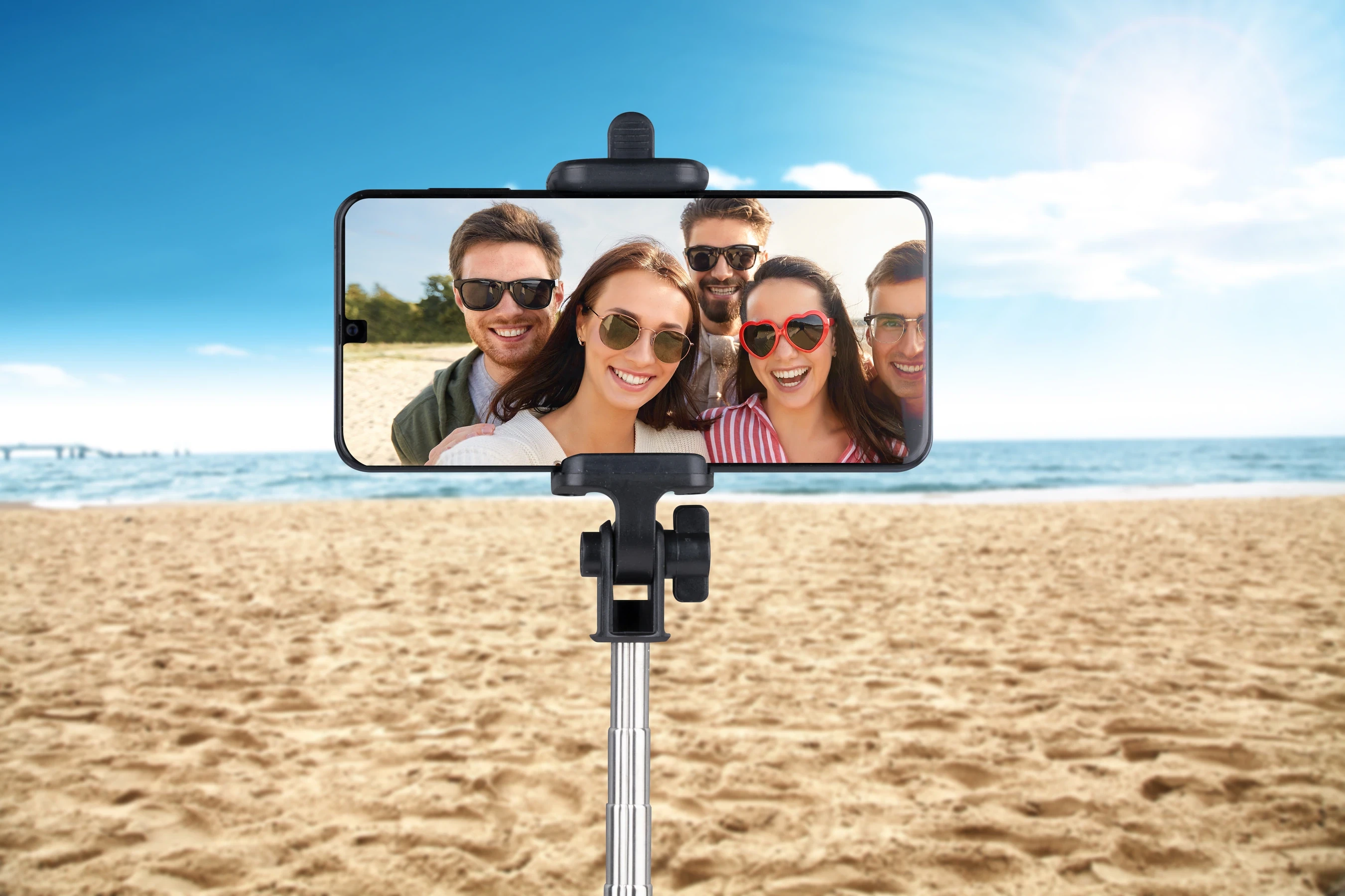 Kijek do selfie tripod statyw bluetooth GRUNDIG