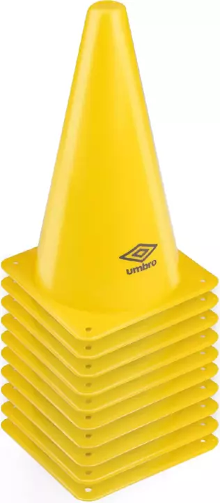 Pachołki treningowe piłkarskie UMBRO 23,5cm x10