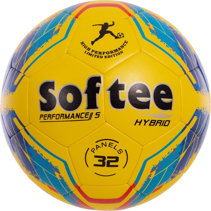 Piłka nożna treningowa hybrydowa SOFTEE PERFORMANCE r.5