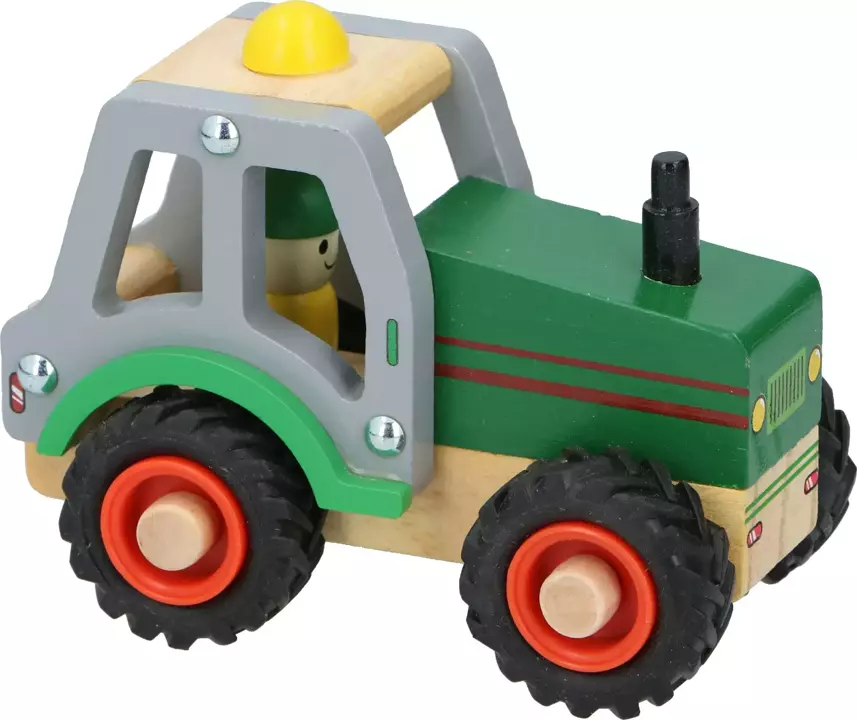 Pojazd autko drewniane Traktor MARIONETTE