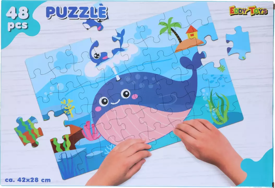 Puzzle układanka dla dzieci Zwierzęta EDDY TOYS 48el