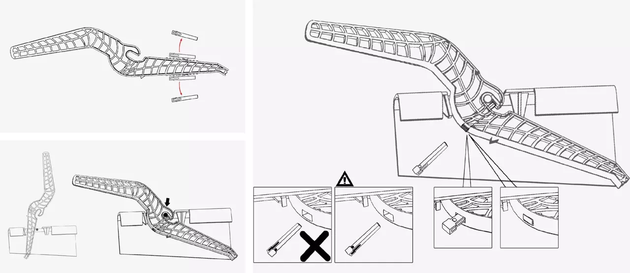 Sanki plastikowe z hamulcami dziecięce RESTART Twister