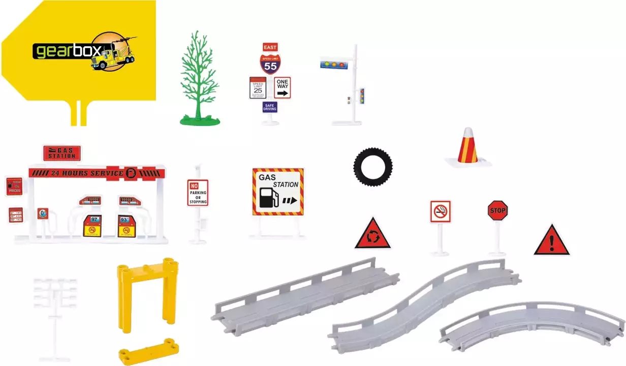 Tor samochodowy dla autek zestaw GEARBOX 68el