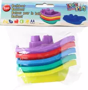 Łódki zabawki do kąpieli dla dzieci LET'S PLAY x5