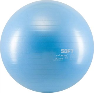 Piłka gimnastyczna do ćwiczeń JOHN Soft 75cm