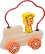 Pojazd autko drewniane dla niemowląt MARIONETTE