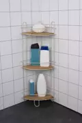 Półka łazienkowa narożna stojąca 3-poziomy BATH&SHOWER