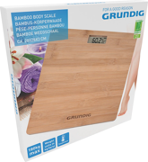 Waga łazienkowa bambusowa GRUNDIG 28cm 180kg